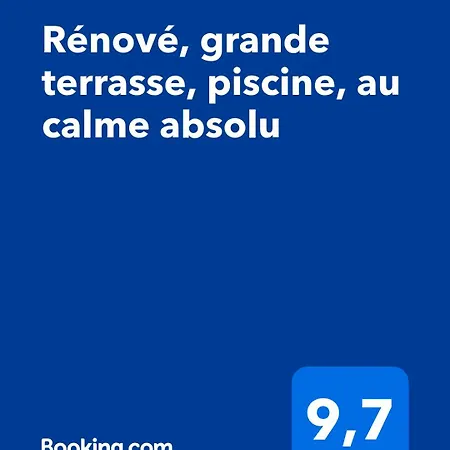 Apartmán Renove, Grande Terrasse, Piscine, Au Calme Absolu *